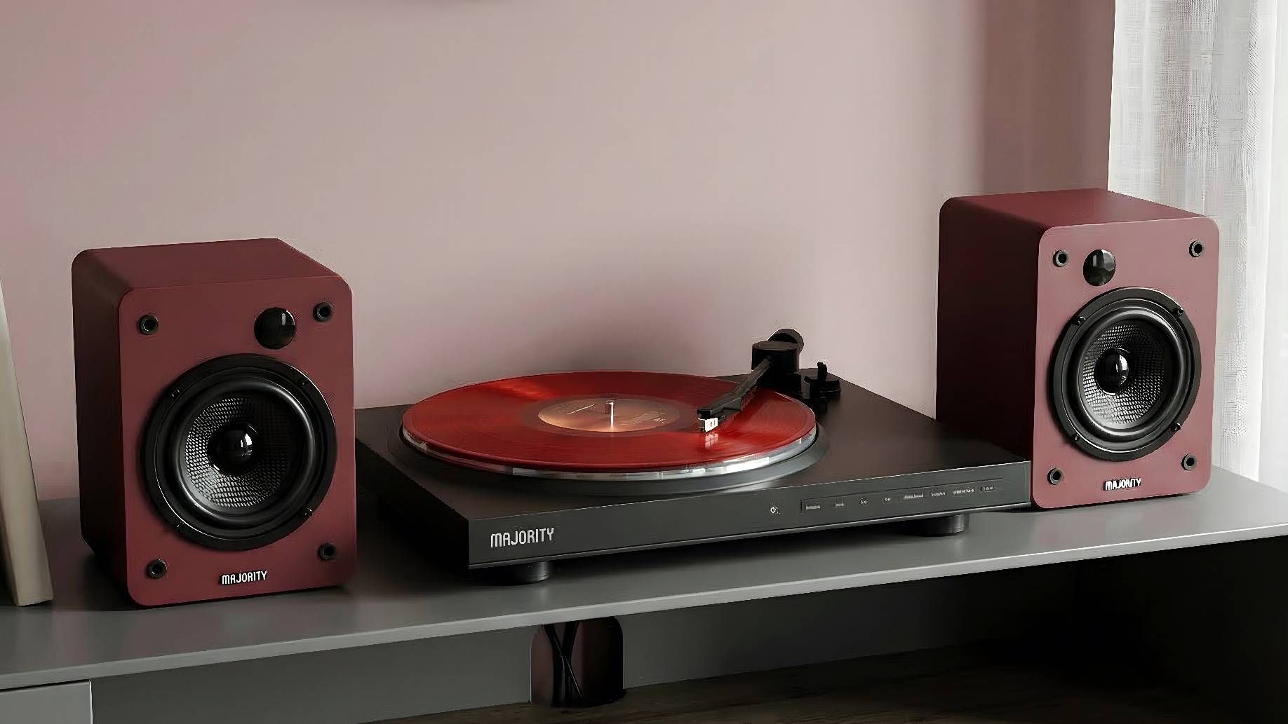 ‘Perfect Record Store Day prep’: Majority’s new turntable-speaker combo is surprisingly affordable (and colorful!)