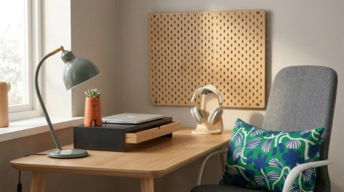 Ikea home office trends for 2026: breathe life into your study with calming greens and natural cork accessories