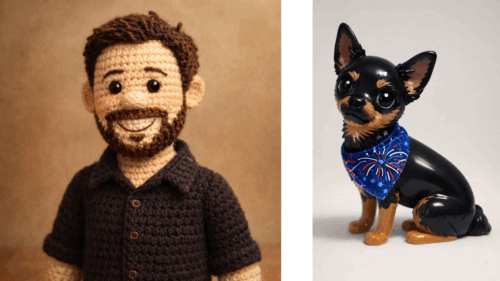 I tried Microsoft OneDrive’s AI restyle feature, and now I know what I would look like as a crochet doll