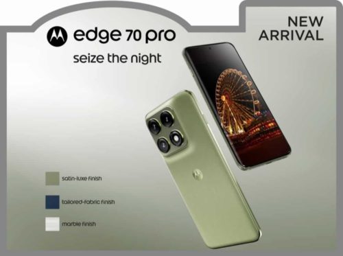 Renderings of Motorola Edge 70 Pro smartphone have been released: 3 color options, 6500mAh battery