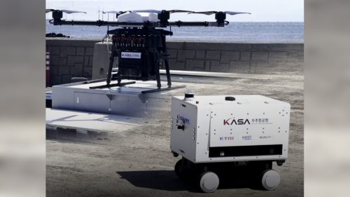‘Poultry in motion’: South Korea tests fried chicken delivery to remote island using a drone and four-wheel robot in the world’s most elaborate takeaway operation