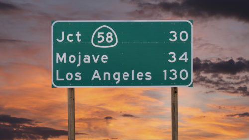 Why California’s Highway Signs Are Spade-Shaped Instead Of Round Or Square