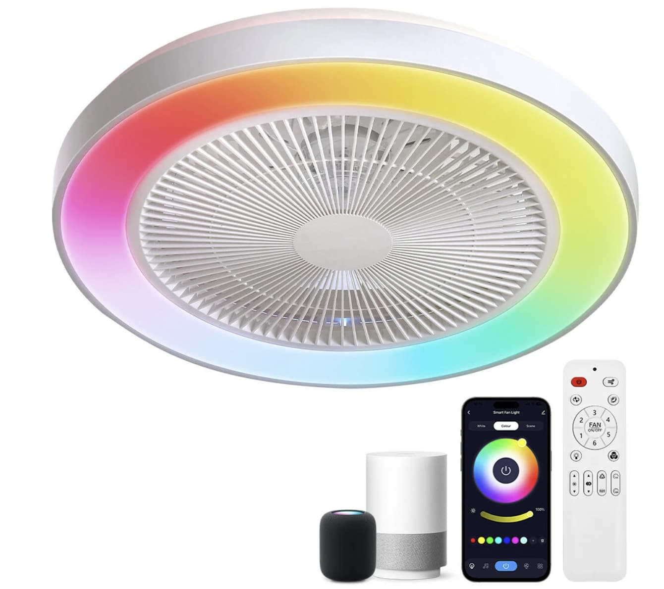 BlitzWill® BW-CFL5 Smart RGB Ceiling Fan Review: Modern Comfort Meets Smart Home Innovation