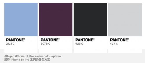 Apple iPhone 18 Pro / Max makes another big announcement: It features “Dark Cherry” color, and the rear camera layout remains unchanged.