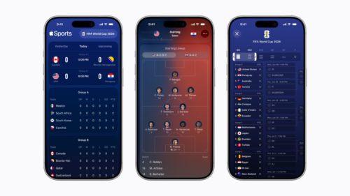 Apple Sports is getting a more visual World Cup experience with live player formations