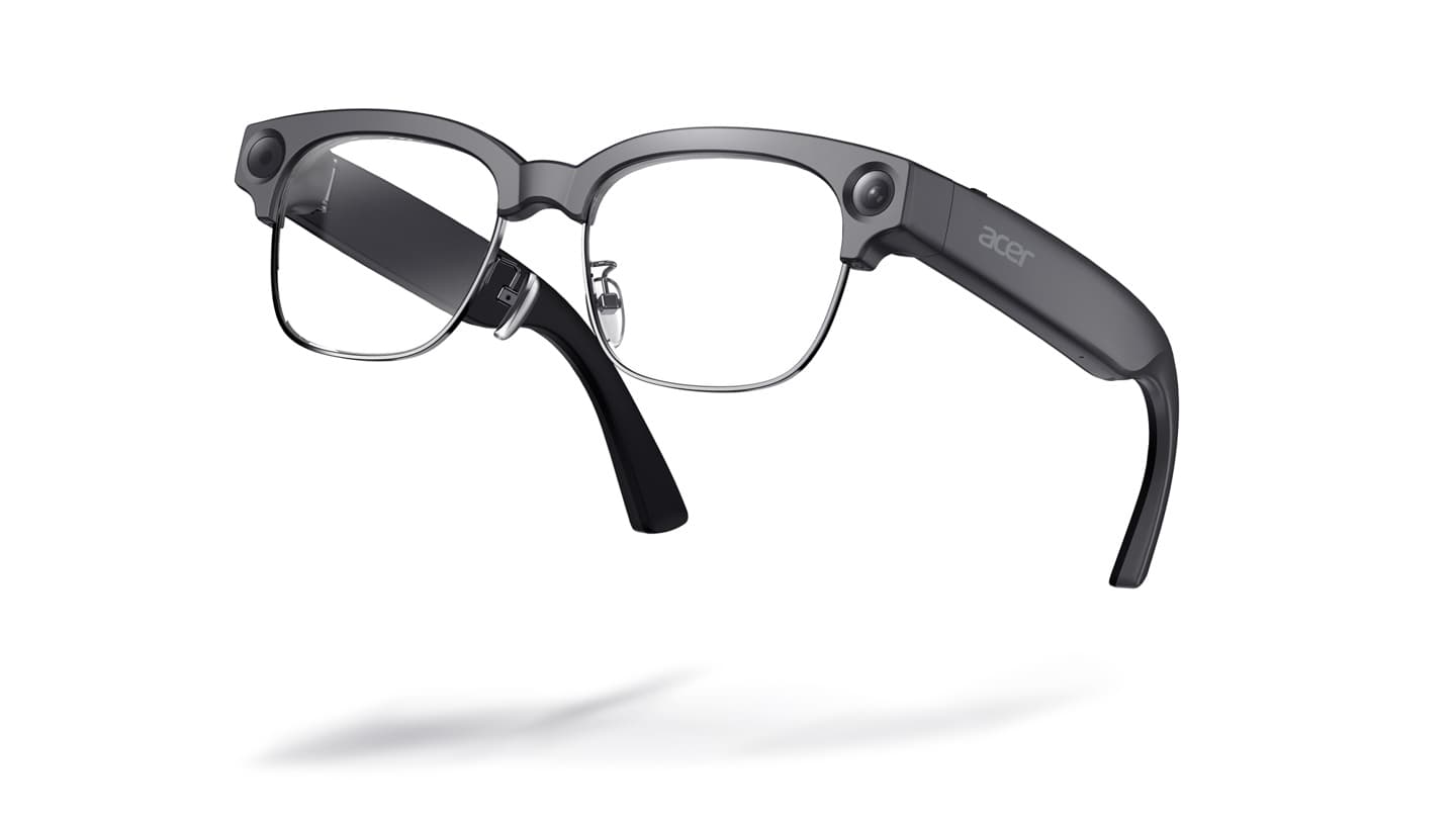 Acer has launched the AR Vision GR0 and GI0 smart glasses. The former is equipped with a Micro OLED screen.