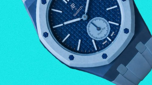 It Sounds Like the Swatch x AP Royal Pop Is Getting a Strap After All
