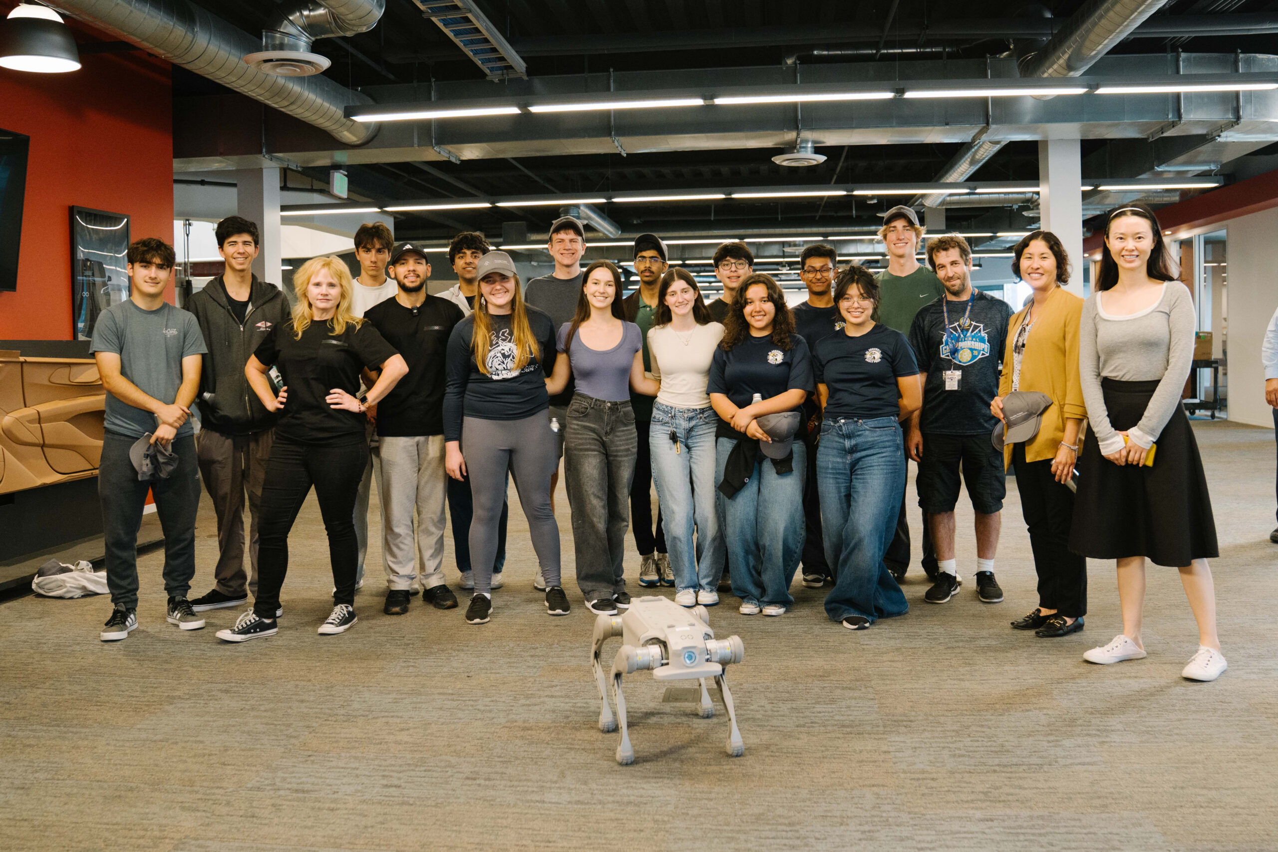 Faraday Future demos STEM students latest EV and robotics engineering developments