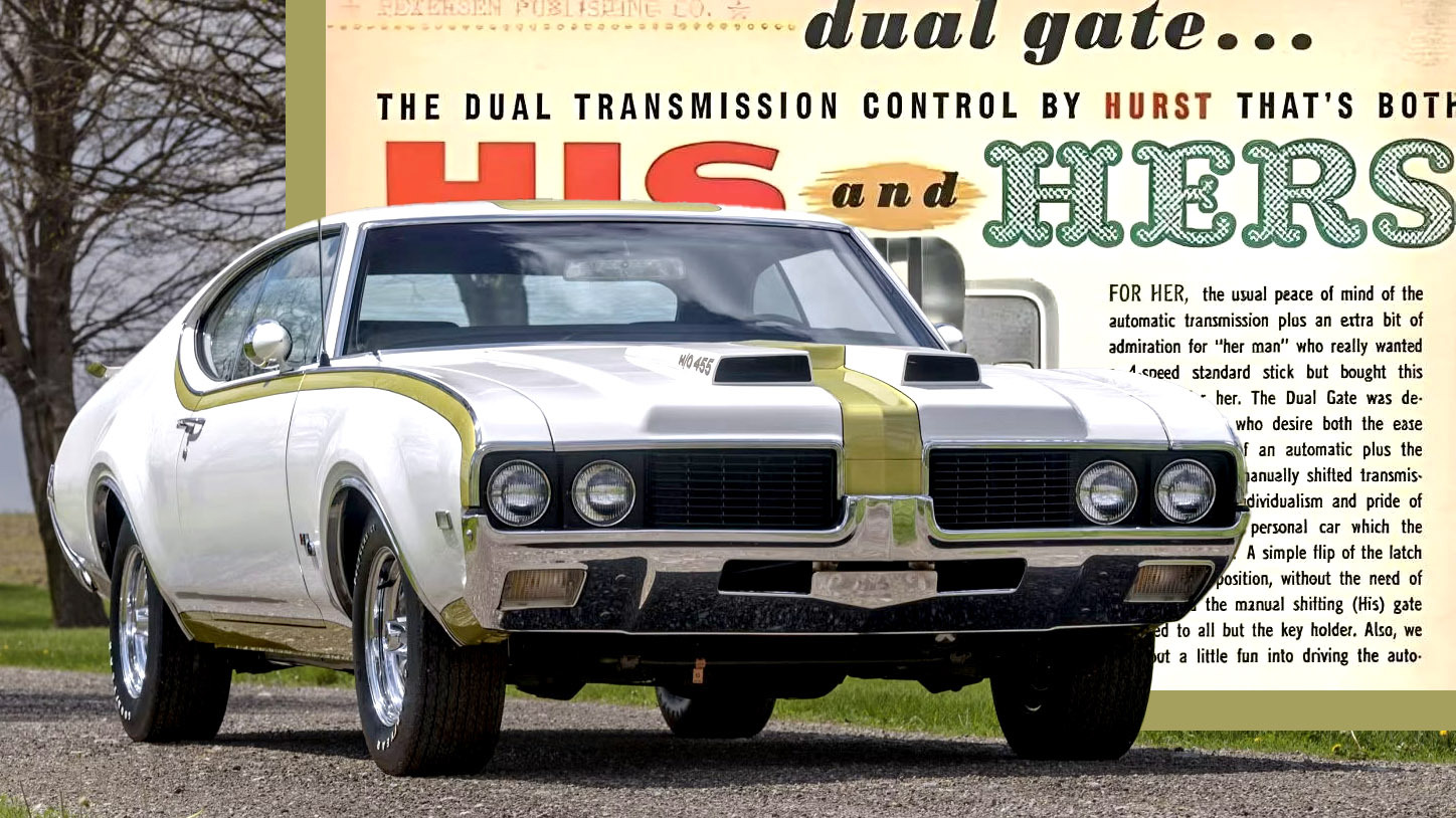 The 1969 Hurst/Olds Had A ‘His And Hers’ Shifter, And Yes, It Means What You Think | Carscoops