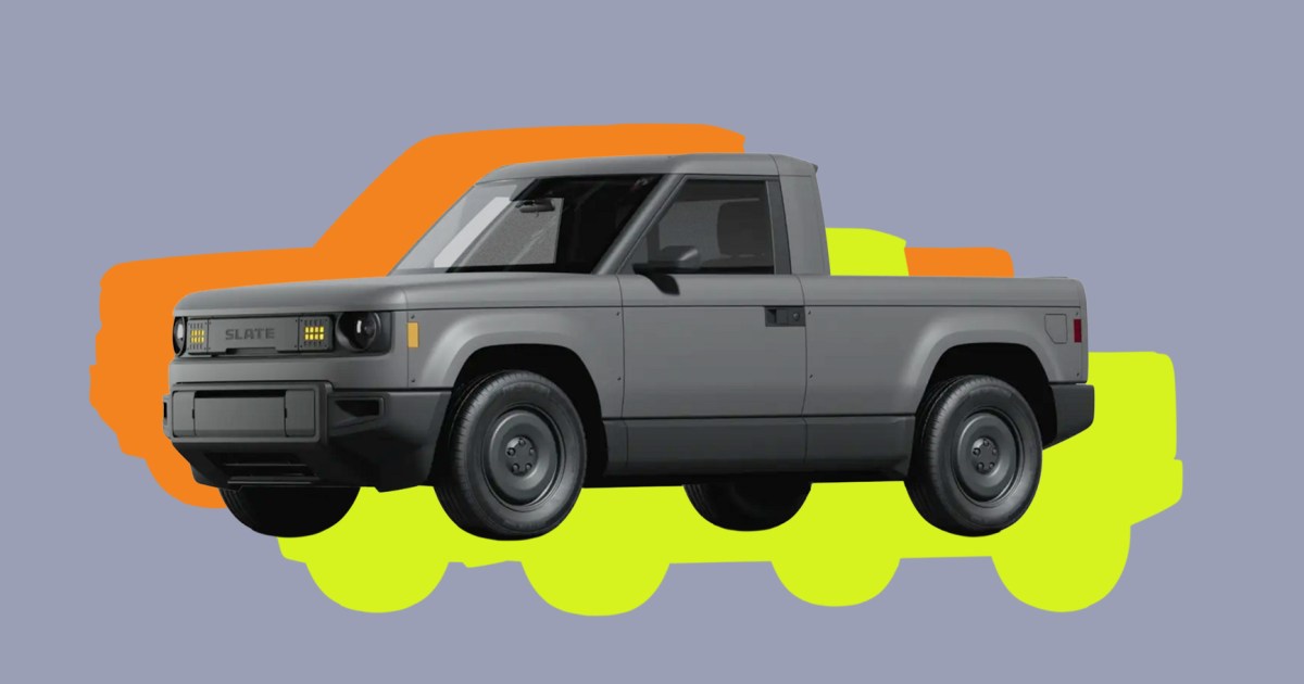 The Slate Auto pickup truck starts at $24,950