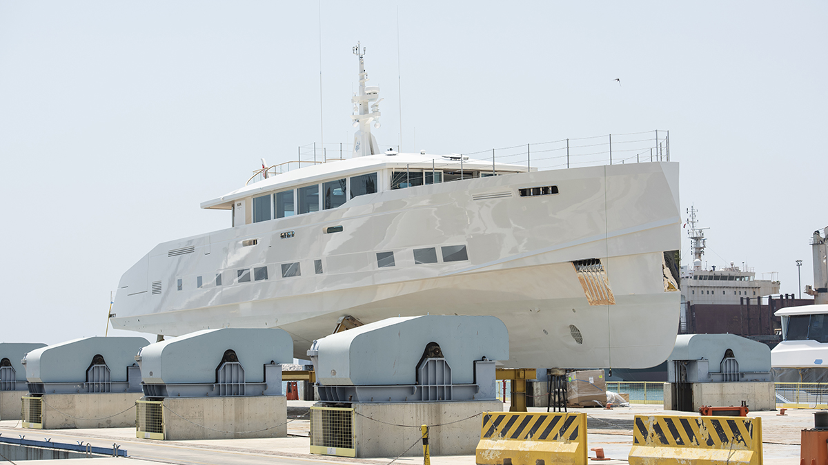 This New 148-Foot Custom Superyacht Is Like a Low-Slung Sports Car for the Seas