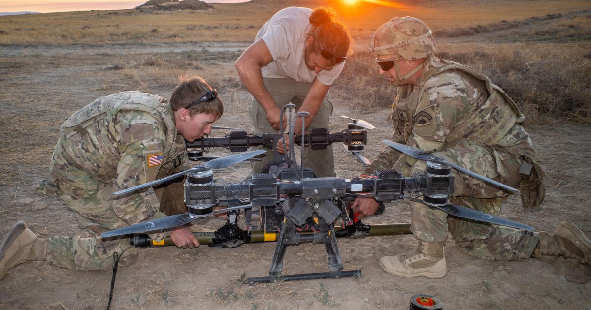 Oregon National Guard deliver explosive using drone to detonate obstacle