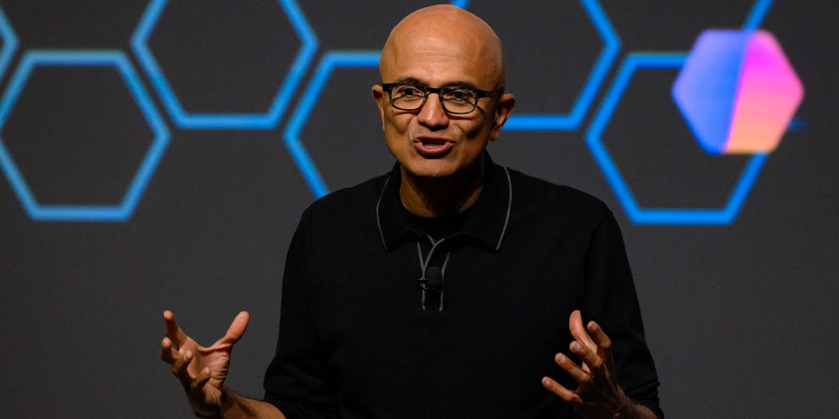 Microsoft’s Satya Nadella says every company should build its own AI model
