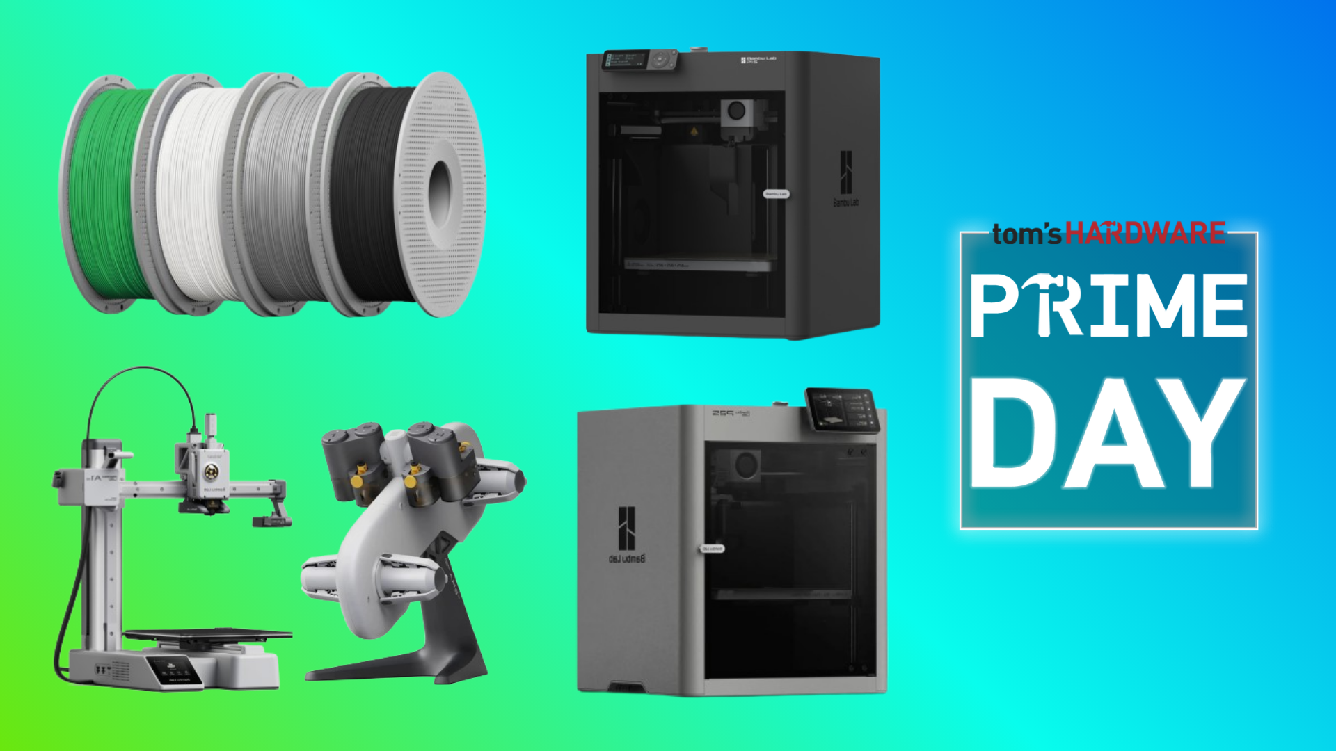 These Bambu Lab Prime Day week deals are an absolute steal right now, with up to 52% off — big price cuts on new 3D printers, filament, and accessories, including the P1S and A1, starting from $209