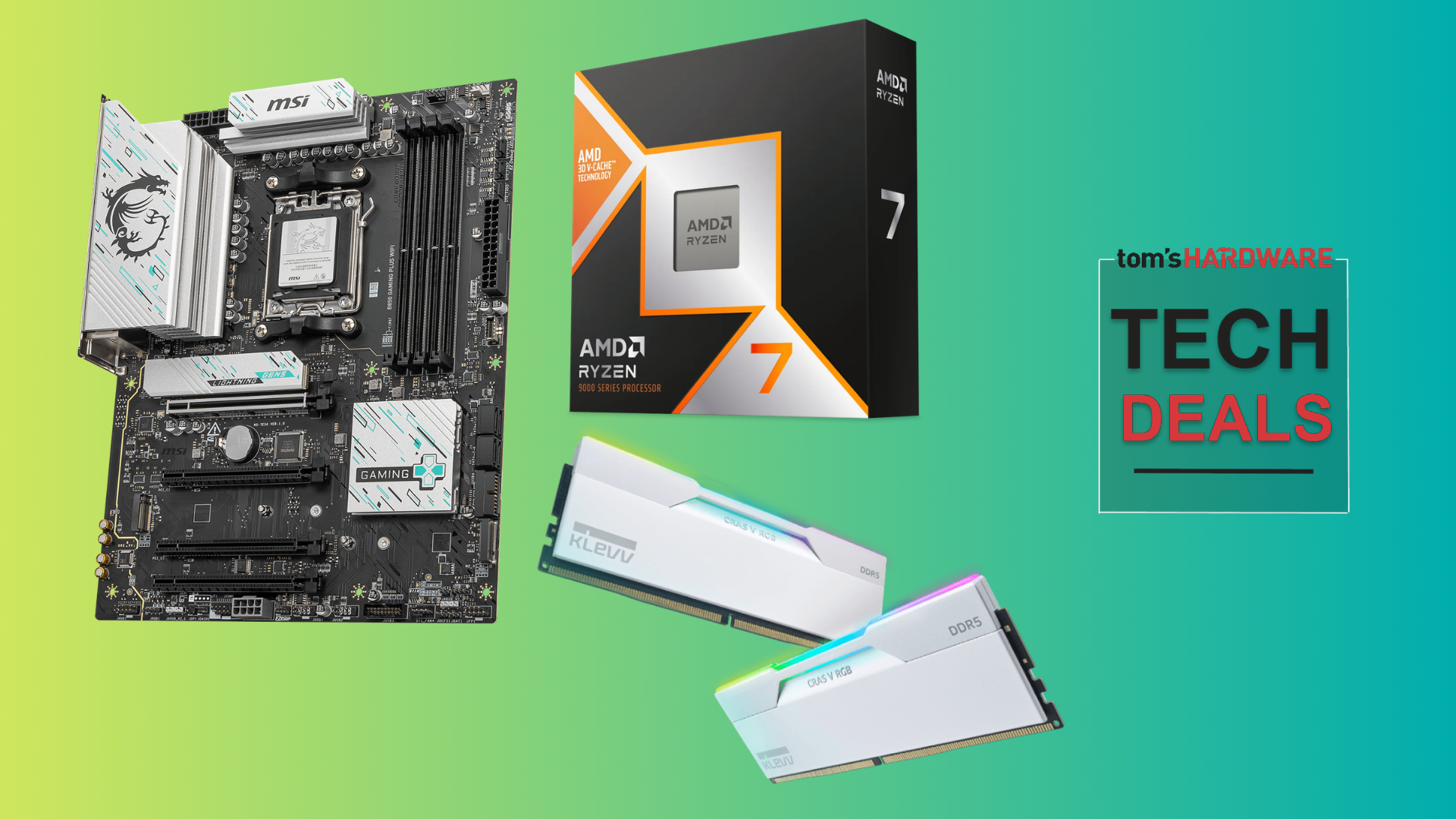 Get AMD’s flagship Ryzen 7 9800X3D with 32GB of DDR5 memory and an MSI B850 Wi-Fi 7 motherboard at a discount — Micro Center bundles are now available on Amazon