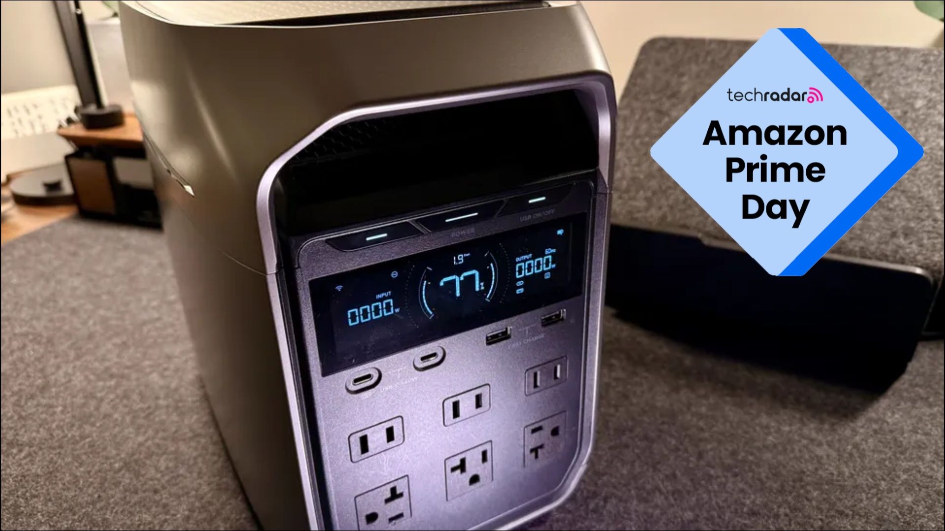 Finally! EcoFlow just dropped the Prime Day price on our 5-star Delta 3 Plus portable power station