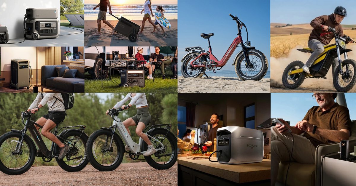 Anker SOLIX expanded 6,144Wh F3000 power station new $1,899 low, Heybike Ranger 3.0 Pro e-bike + Villain dirt bike lows, more