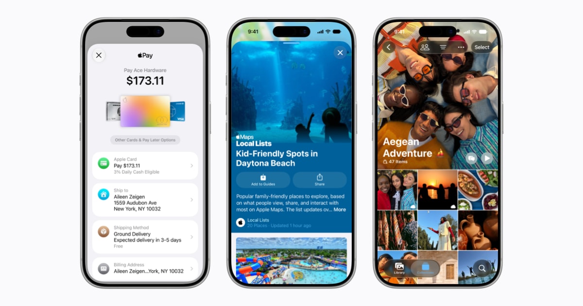 Apple unveils innovative features and intelligence experiences across services