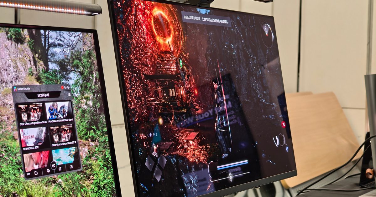 Forget RTX filters. BenQ’s gaming monitor does the pretty stuff itself