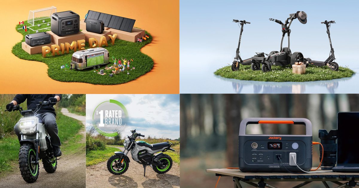 Bluetti exclusive Early Prime Day Elite 200 V2 power station $759, Navee G5 Max e-scooter $650 low, EGO electric mini bike, more