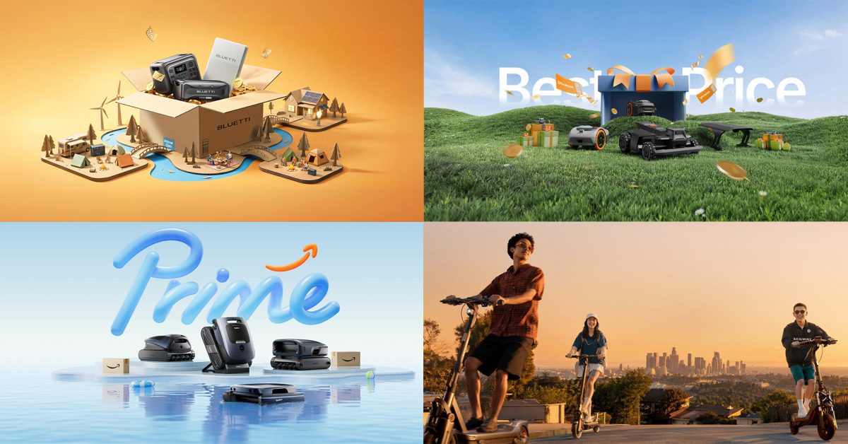 Prime Day-2 Deals: Bluetti Prime Day Sale with exclusive new power station lows, Segway Navimow X4 robot mower lows, more
