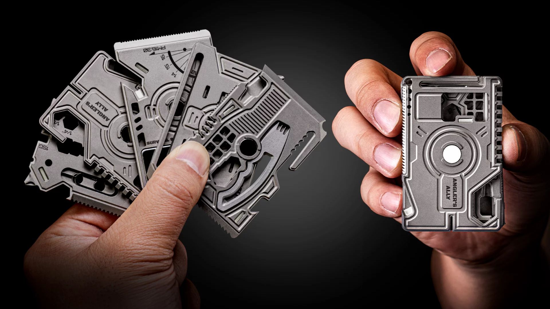 Looks like a deck of cards, but offers 70 titanium pocketable tools – this multitool set is on another level
