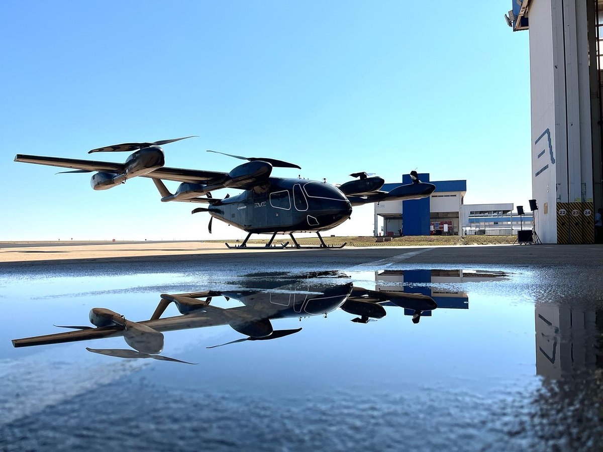 Eve 100 eVTOL Aircraft Set to Make Low-speed Transition Flight Within Weeks | AIN
