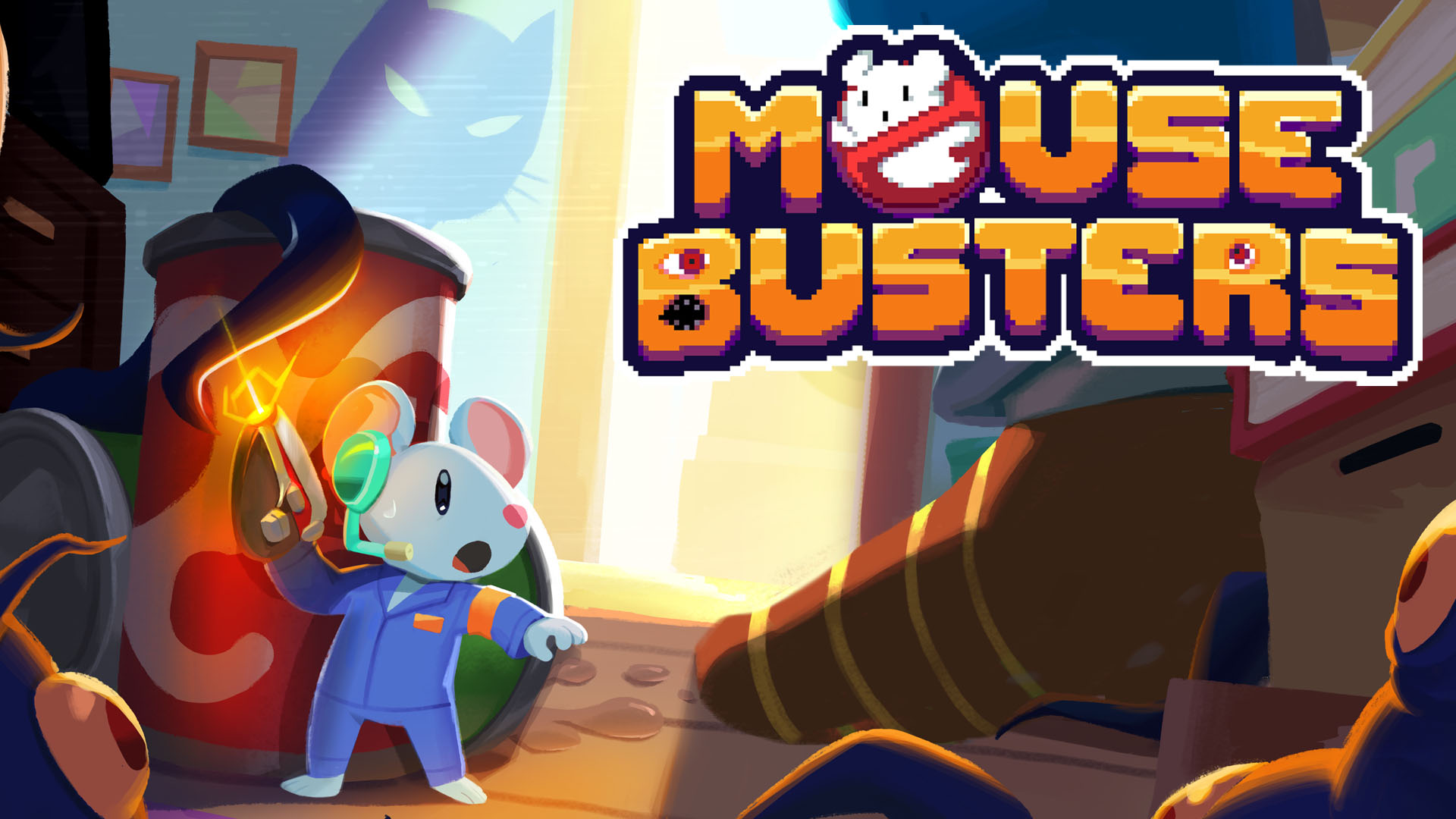 The Story Behind Mousebusters’ Pixel-Art Ghost Hunting, Out Now on XBOX – XBOX Wire