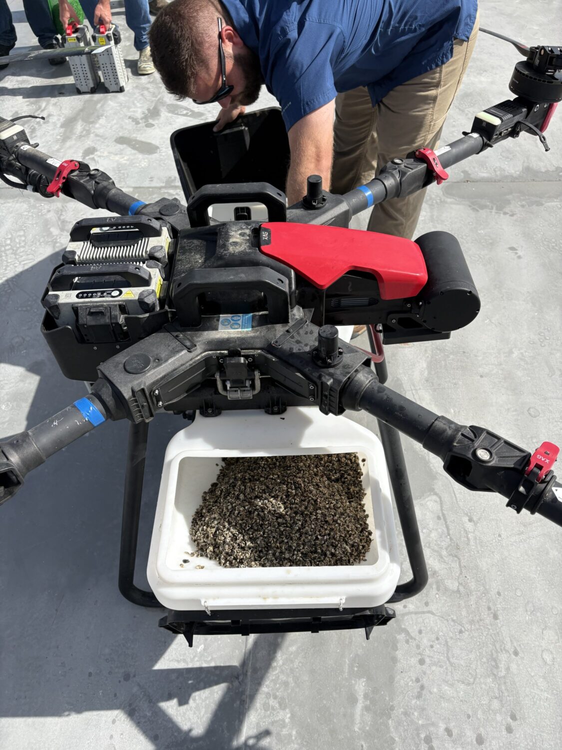 New drone method could boost oyster restoration along Texas Coast | Houston Public Media