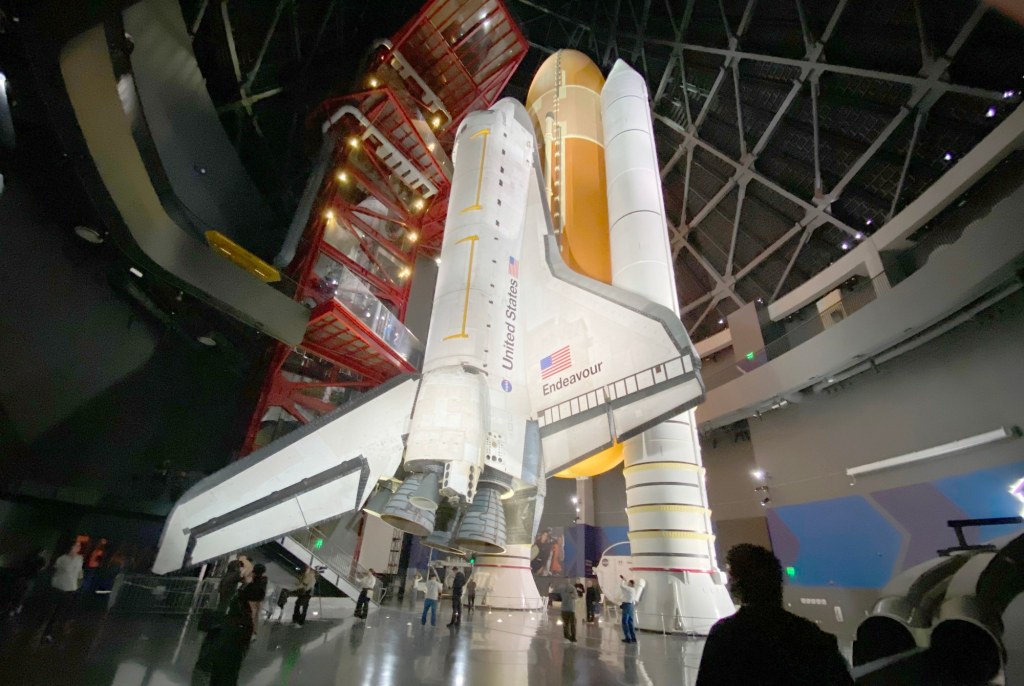 First look at the Space Shuttle Endeavor in its new L.A. home