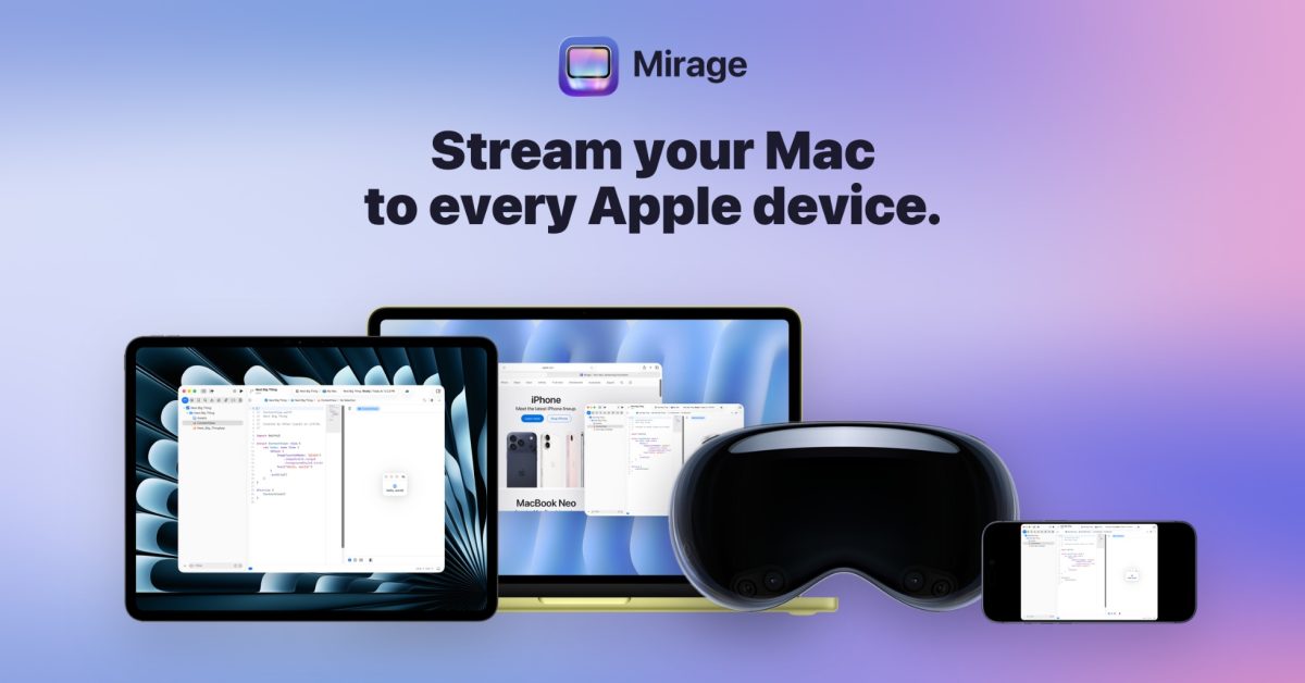 Indie App Spotlight: ‘Mirage’ brings your Mac display to iPad and more with retina quality – 9to5Mac