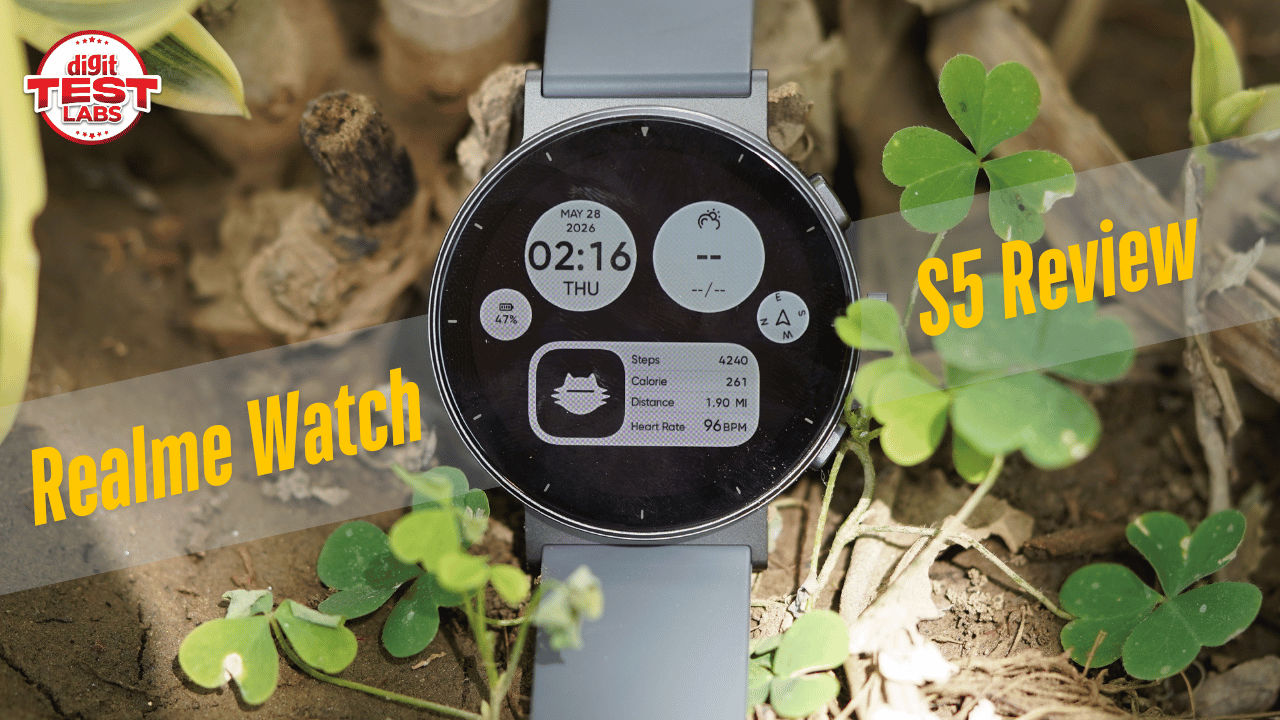 Realme Watch S5 review: A good looking smartwatch held back by its software Digit.in