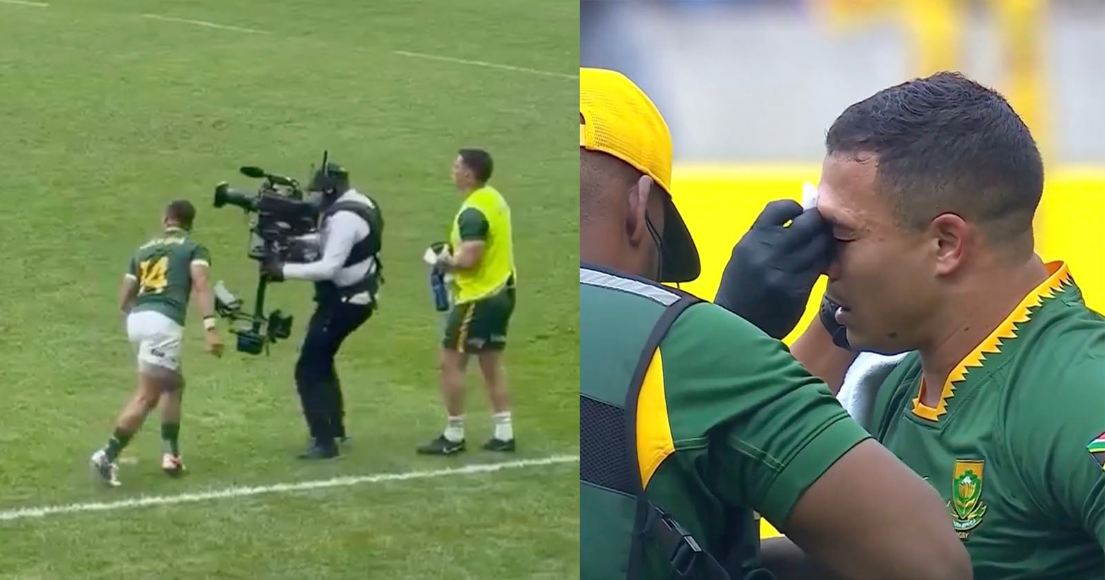 Cameraman Slammed For Stepping Onto the Field and Causing Injury to Player