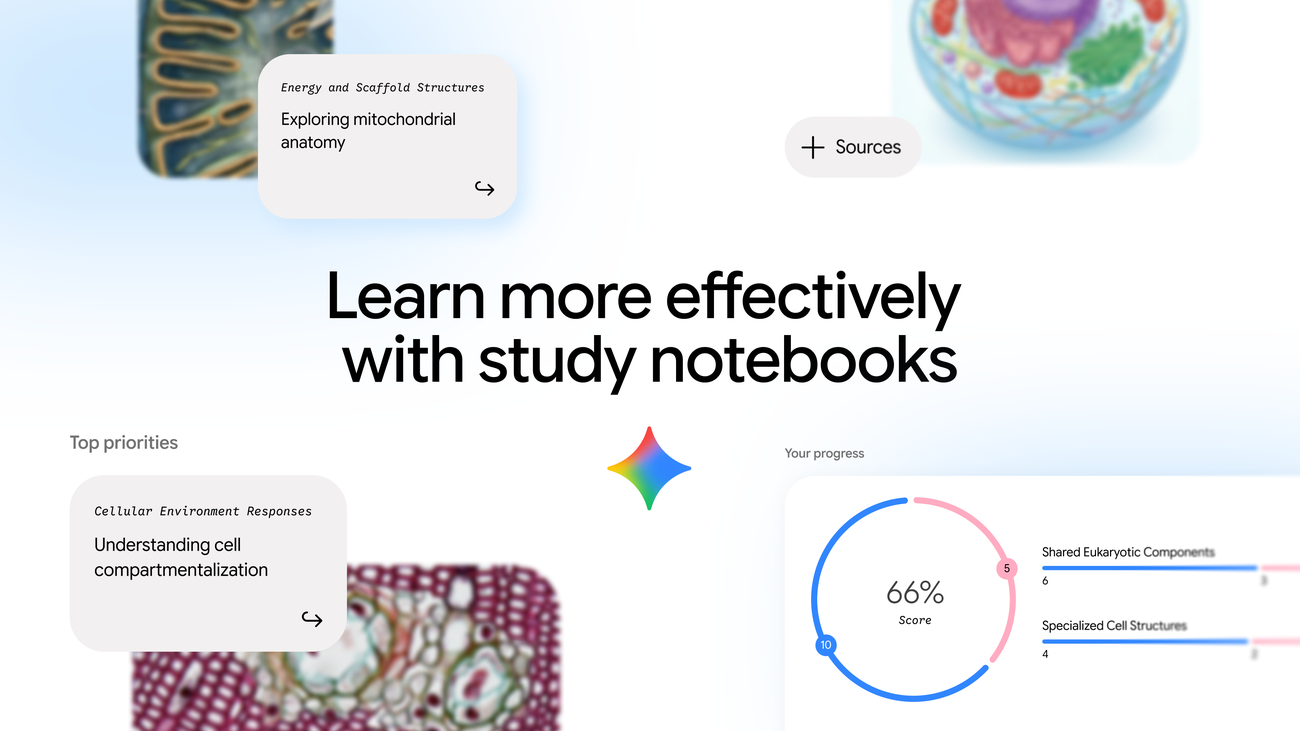 5 ways to learn with study notebooks in the Gemini app
