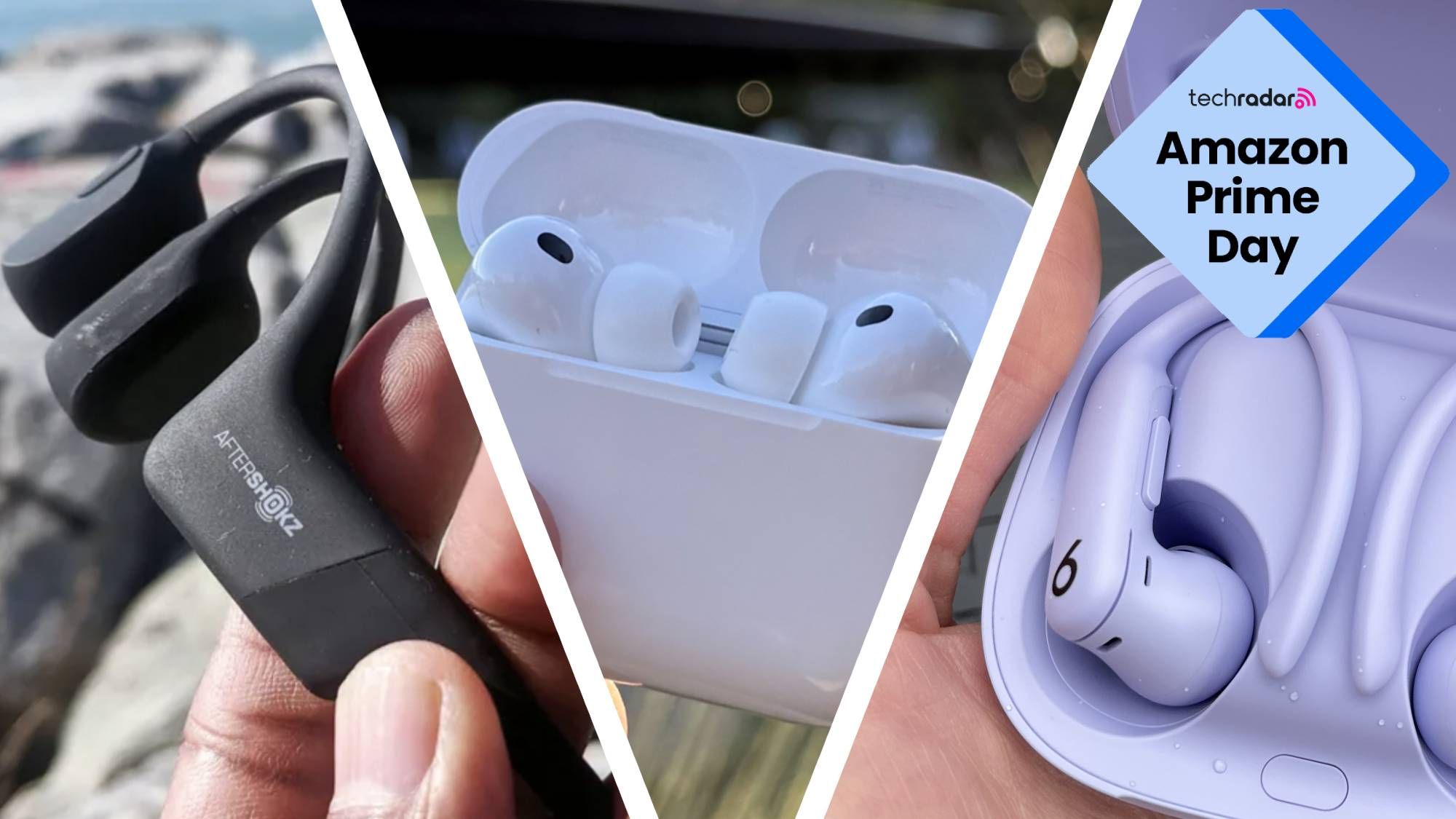 I’m a big gym goer, and I’ve found 9 Prime Day deals on our favorite fitness headphones that are perfect for soundtracking your workouts — from Shokz to Beats, and more