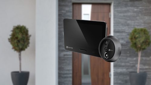 This clever peephole camera is perfect for renters, adding smart home video without wires, drilling, or an expensive subscription