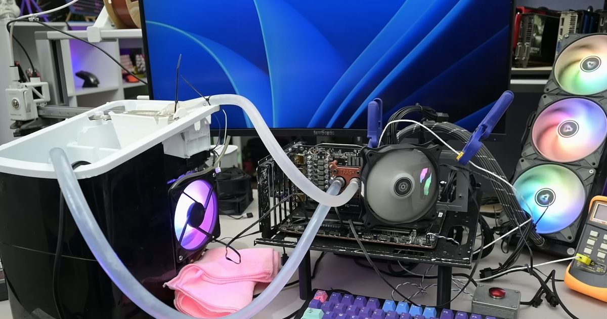 Can an ice machine cool an Nvidia RTX GPU at gaming? A wild mod job proves it can