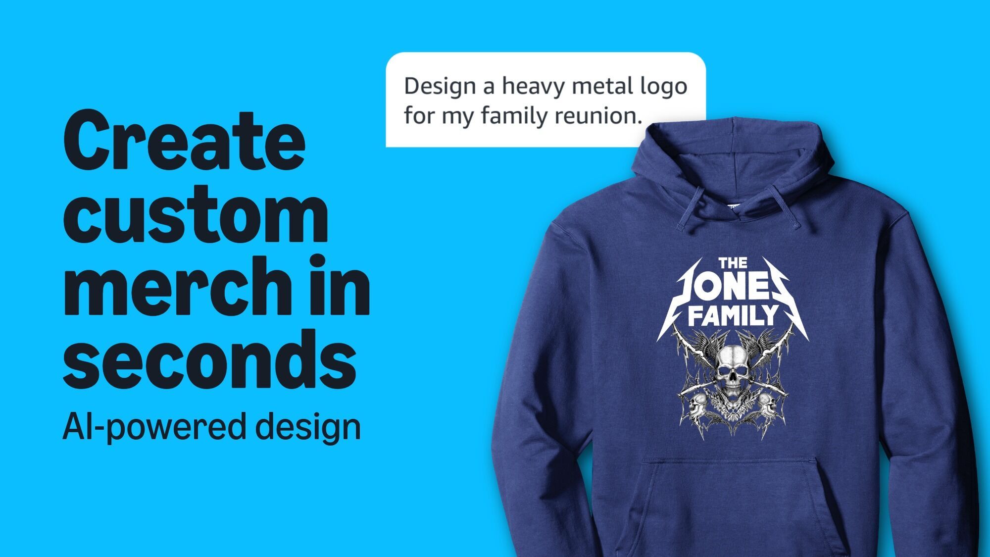 Amazon wants to end dodgy knockoffs with its own AI-generated custom merch printing