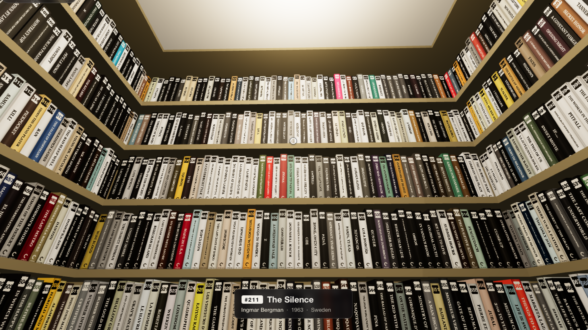 Someone made a 3D version of the Criterion Closet you can explore in your web browser, and pull out those beautiful Blu-rays to have a closer look at — now you can pretend to be an actor showing off your love of kino in the comfort of your own home
