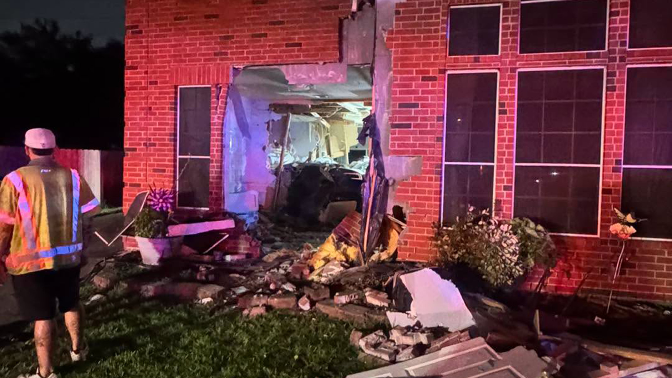 A Tesla Allegedly On Driver-Assist Tore Through A Texas Home, Killing A Woman | Carscoops