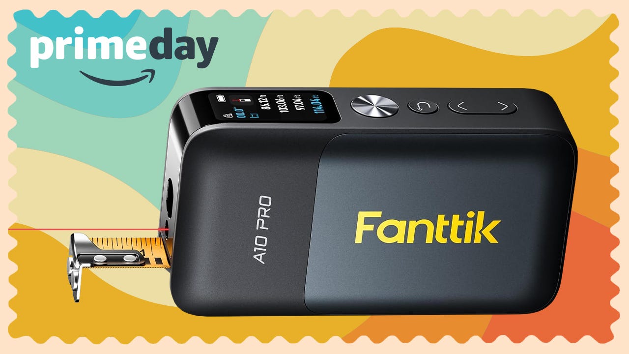 Save 45% Off the Fanttik A10 Pro, a 2-in-1 Tape and Laser Measure That Instantly Displays Your Measurements. It’s Just $49.99 During Amazon’s Prime Day Sale.