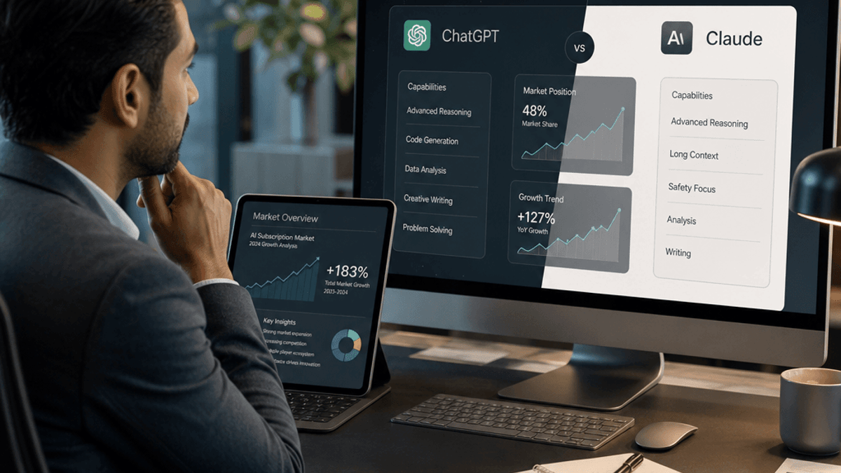 Claude Chips Away at ChatGPT’s Paid Subscriber Base
