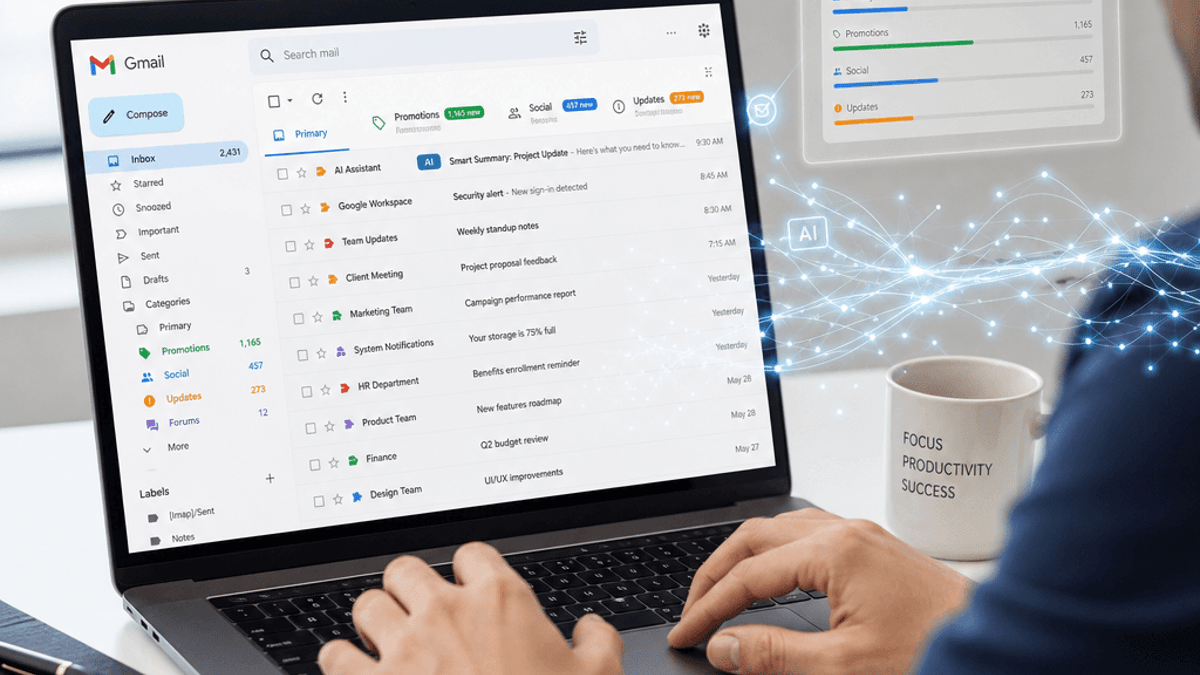 Gmail’s Gemini Flows Brings AI Filtering With 2000 Email Cap