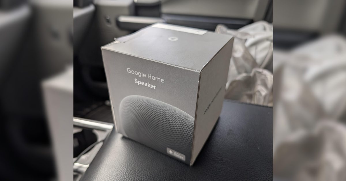 Someone got a Google Home Speaker early, and the big downside is a fixed power cable