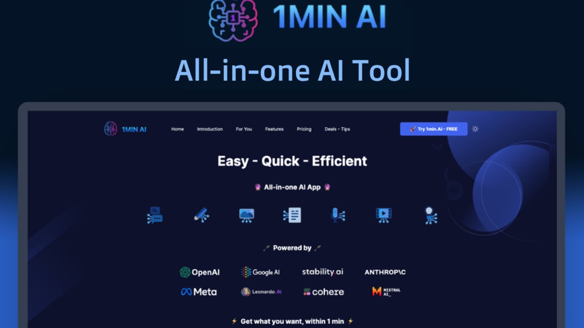 Get Claude, ChatGPT, and Gemini in a single lifetime AI platform for under $70