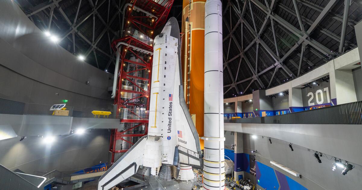 California Science Center announces opening date to view Space Shuttle Endeavour in launch position