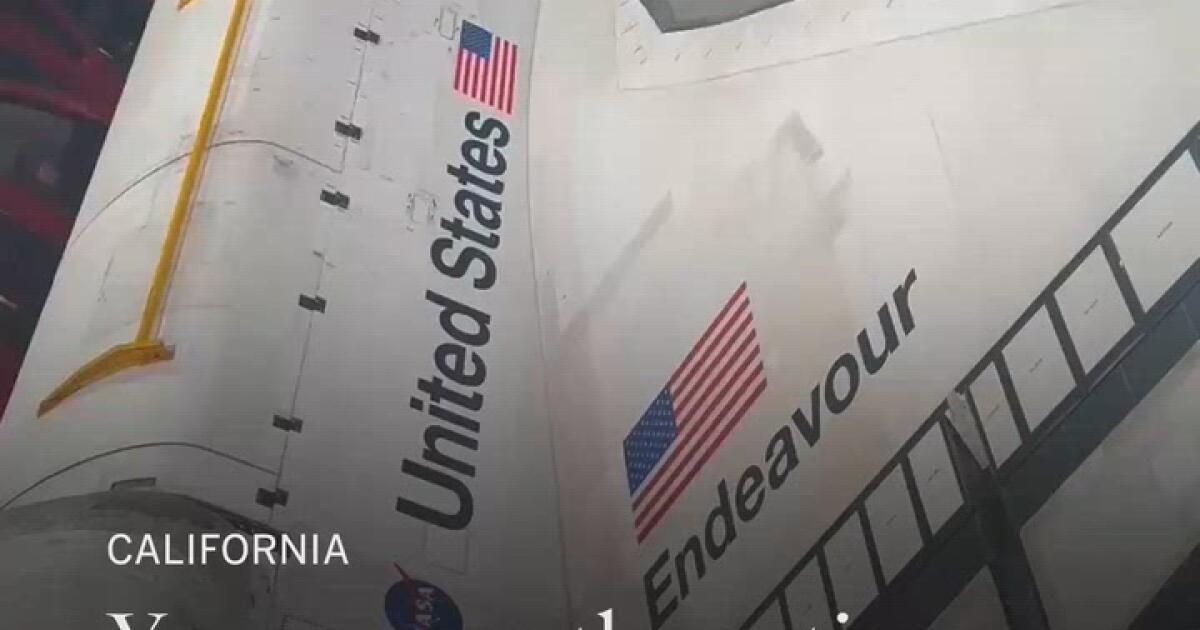 You can see the entire Endeavour space shuttle this November