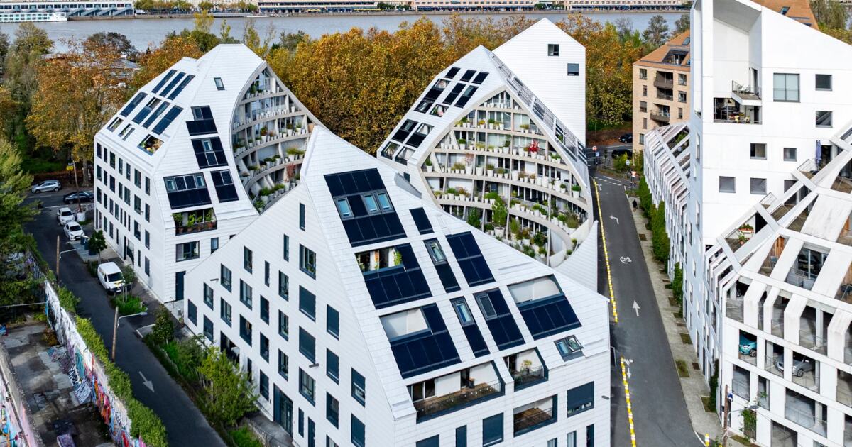 Eco-friendly apartments hide a lush surprise