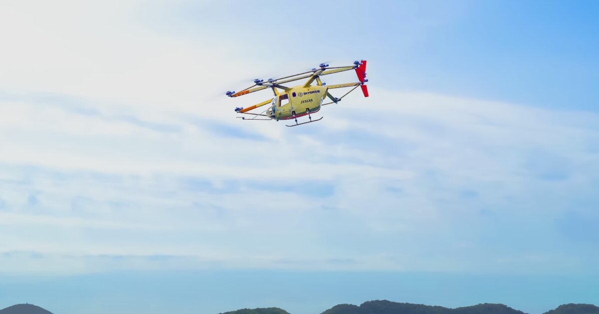 Toyota-backed air taxi hits 100 km/h, speeding toward commercial debut