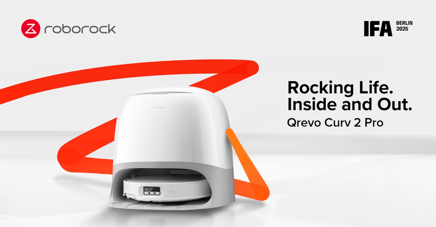 Roborock unveils Qrevo Curv 2 Pro: Slim high-tech vacuum robot with maximum performance